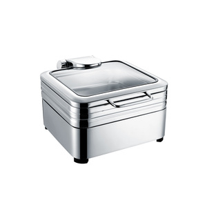 2024, venta al por mayor, 5 estrellas, hotel, <span class=keywords><strong>restaurante</strong></span>, plato de cocina, calentador de comida, buffet de frotamiento, equipo de plata de acero inoxidable, plato de frotamiento - Product Image 3