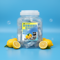 Tablettes de détergent lave-vaisselle écologiques Ultimate Plus Lemon, jetables, haute concentration, économiques