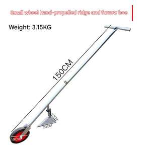 ชุดจอบเหล็กสำหรับการเกษตรแบบ5ล้อ1-in-1ทำจากสเตนเลสสตีลเครื่องมือกำจัดวัชพืชในสวนด้วยมือ - Product Image 5