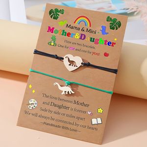 Braccialetto Creativo in Acciaio Inox con Piccolo Elemento a Forma di Uovo di Dinosauro, Unisex, per Madre-Figlia, Genitore-Figlio, per Anniversario - Product Image 2