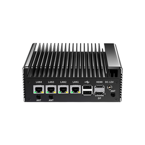 <span class=keywords><strong>Mini</strong></span> PC Industrial sin Ventilador Intel N100/N150 Barebone Quad I226 LAN PCB de 10 Capas 4 COM HD DP DDR4 M.2 SSD USB WIFI/4G GPIO - Product Image 1