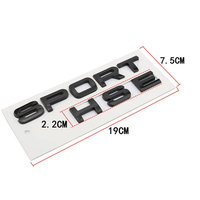 Lettres 3D en ABS, logo SPORT HSE, emblème automobile, autocollants pour coffre arrière de voiture, badges pour accessoires Land Rover Range Rover