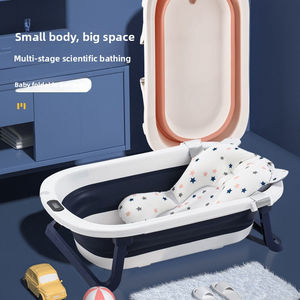 Baignoire pliable en gros pour bébé, nouveau-né et tout-petit, conception assise et allongée, grande taille, en plastique, portable - Product Image 2