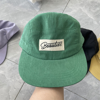 Nueva moda PANA personalizada 5 paneles campamento sombrero y gorra con bordado