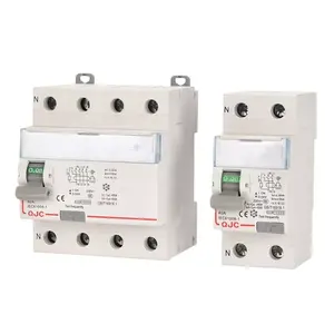 Qjc nổ RCCB ELCB 2 cực 4 cực 2 P 4 P Trái Đất rò rỉ ngắt mạch RCBO 63A