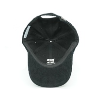 Casquettes de baseball en velours côtelé à 6 panneaux, logo brodé personnalisé, non structurées, confortables, produits d'hiver, casquette de papa personnalisée, vente en gros