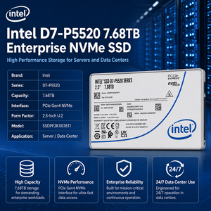 Pour Solidigm D7-P5520 SSDPF2KX076T1 7.68TB Enterprise U.2 NVMe SSD, disque SSD TLC pour serveur 2.5" 15mm PCIe4.0 X4 - Product Image 2