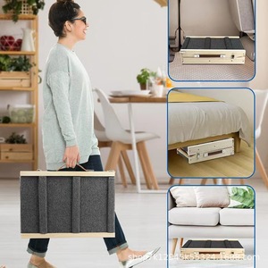 Home wooden dog ramp ladder, indoor adjustable pet ladder, foldable wooden dog ladder - Product Image 1