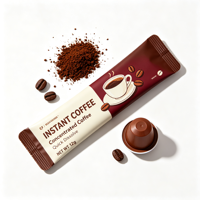Machine d'emballage verticale multi-pistes à scellage 4 côtés pour sachets de poudre de café instantané, remplisseuse et scelleuse de sticks