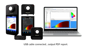 Spektrometer Preis HOPOO <span class=keywords><strong>COLOR</strong></span> HPCS330Pro 380-1000nm Für Rotlicht therapie mW/cm2 <span class=keywords><strong>Tester</strong></span> - Product Image 6