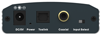Convertisseur Audio numérique vers analogique DAC 192KHz avec Volume réglable Coaxial optique vers stéréo L/R et prise Jack 3.5mm