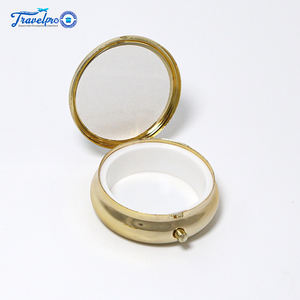 Travelpro, venta al por mayor, pastillero de Metal, pegatina de lámina plateada, patrón personalizado, <span class=keywords><strong>Mini</strong></span> recuerdo portátil, pastillero de recuerdo personalizado - Product Image 3