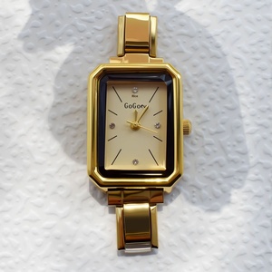 Reloj de Cuarzo Cuadrado Vintage para Mujer, Superventas, con Conjunto de Pulseras Modulares DIY, Estilo Europeo Americano, Venta al por Mayor - Product Image 4