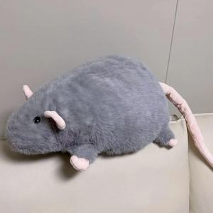 Realistico grande topo peluche blu grigio piccolo stile libro rosso trapunta PP cotone imbottitura ricamato per divano bambola cuscino - Product Image 4