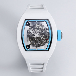 Nuovo Modello di Orologio Meccanico di Alta Gamma con Cassa in Ceramica e Cinturino in Gomma Naturale, Simbolo di Prestigio - Product Image 1