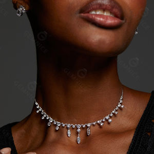 Joyería de plata Gemnel 925, pulsera de cadena para mano, conector de anillo con circonita cúbica, anillo de muñeca brillante, joyería llamativa para la mano. - Product Image 2