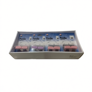 Percha Adhesiva Candy-colored Hooks 2pc Set 12pcs Pack Novelty Hooks - Product Image 1