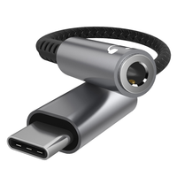 Adaptador de Audio USB Tipo C a Conector para Audífonos de 3.5 mm, DAC, Amplificador de Audífonos, Decodificador Digital, Conversor AUX