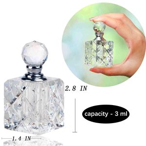 Thiết kế độc đáo tùy chỉnh rỗng tinh thể rỗng chai nước hoa chai nước hoa bơm lại mỹ phẩm phun nước hoa chai - Product Image 5