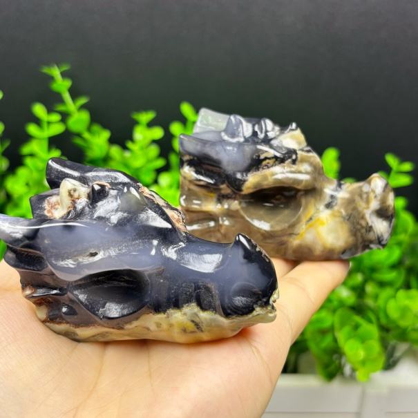 หัวมังกรอาเกตภูเขาไฟ