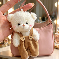 Porte-clés en peluche personnalisé de luxe, pendentif en peluche moelleux, porte-clés mascotte haut de gamme en gros, breloque décorative pour sac et pochette