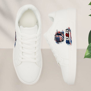 Chaussures de course sur route pour hommes automne/hiver, baskets de jogging, chaussures de trail minimalistes en cuir PU, athlétiques, basses, à lacets, semelle extérieure en caoutchouc - Product Image 4