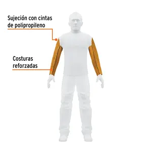 Protection de soudage MASTER 25, manches en cuir, TRUPER - Product Image 2