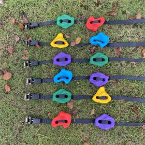 निंजा योद्धा बाधा पाठ्यक्रम किट 6 रैचट पट्टियाँ बच्चों के शैक्षिक बगीचे के लिए बाहर के अंदर बाहर - Product Image 2