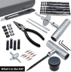 عدة أدوات إصلاح إطارات السيارات للكاوتش بدون أنبوب طقم إصلاح البنشر أداة يدوية - Product Image 3