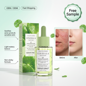 Serum Perawatan Wajah Ekstrak Centella Asiatica Private Label OEM ODM, Perawatan Herbal untuk Mengatasi Jerawat pada Kulit Sensitif dan Rentan Jerawat - Product Image 1