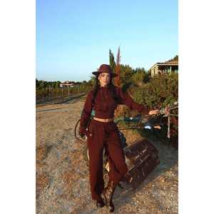 Boy's Winter Streetwear Tracksuit Set Custom <b>Brown</b> <b>Scarf</b> Hood Windproof Breathable Printed Comfortable Jogging Plus Sizes - Product Image 6