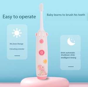 Brosse à dents électrique pour enfants personnalisée avec dessin animé - Brosse à dents sonique douce à faible vibration pour des soins dentaires délicats - Product Image 2