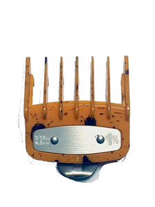 10 Uds. Herramientas de barbería, accesorio para recortadora de pelo, cortadora de peluquería, protector de hoja amarillo manchado con clip de acero recto - Product Image 4