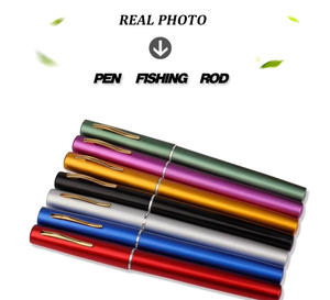 TAKEDO Wholesale MY01A Mini <strong>Fishing</strong> <strong>Rod</strong> <strong>Pen</strong> Style Outdoor Portability Scalable Ice <strong>Fishing</strong> <strong>Rod</strong> Suit Telescopic <strong>Fishing</strong> <strong>Rod</strong> - Product Image 4