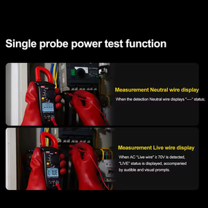 UNI-T kỹ thuật số kẹp mét ut200a + AC hiện tại Đo Kìm Ampe kế đúng RMS Điện áp Tester - Product Image 3