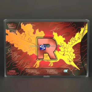Oferta SYP: Estojo Protetor de Acrílico para Cartas de Pokémon - Moltres EX da Equipe Rocket (UPC) - Estojo de Acrílico 5+8mm com Tampas Magnéticas - Product Image 2