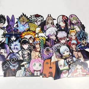 300 Designs Großhandel Mix Anime <span class=keywords><strong>Motion</strong></span> Sticker Personalisierbare Lentikular-Autoaufkleber Cartoon Dekor Wasserdichte Autoaufkleber - Product Image 1