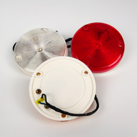 Lampe de camion ronde étanche de 3 pouces, 9 LED, feux de position latéraux et feux de gabarit, rouge, ambre, blanc, conforme à la norme SAE, lampes pour véhicules