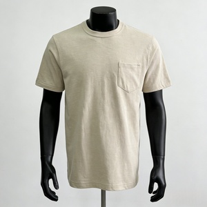 T-shirt da uomo in cotone slub personalizzabile Yingtenidi <span class=keywords><strong>con</strong></span> stampa, 100% cotone, sostenibile ed ecologico, <span class=keywords><strong>con</strong></span> <span class=keywords><strong>taschino</strong></span> - Product Image 1
