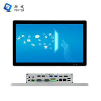 Panel PC Industrial de 13.3 Pulgadas con Pantalla Ancha 16:9, Sin Ventilador, J6412 N97 N305, 2 COM, LAN Dual, WiFi, 4G, Win11, Linux, VESA, Computadora Integrada