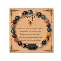 Bracelets en pierre naturelle œil de tigre du zodiaque, bijoux de mode, bracelets élastiques extensibles pour femmes, vente chaude