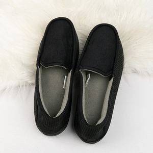 Pantuflas <span class=keywords><strong>de</strong></span> Casa para Hombre, Lavables, <span class=keywords><strong>de</strong></span> Pana Suave, Antideslizantes, con Suela <span class=keywords><strong>de</strong></span> TPR y Amortiguación, Precio al por Mayor - Product Image 1