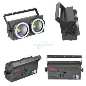 DMX512 2 Eyes Blinder LED Matrix Light Strip Light COB Strobe Wash Effect RGB Ring 250W Blanc Chaud pour Mariages et Fêtes - Product Image 4