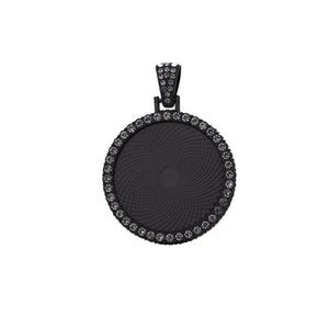 Pendentif en alliage de moissanite 30 mm le plus vendu, personnalisé, plaqué or, style hip-hop, diamant, <span class=keywords><strong>photo</strong></span>, serti de pierres, nouvelle collection printemps - Product Image 6
