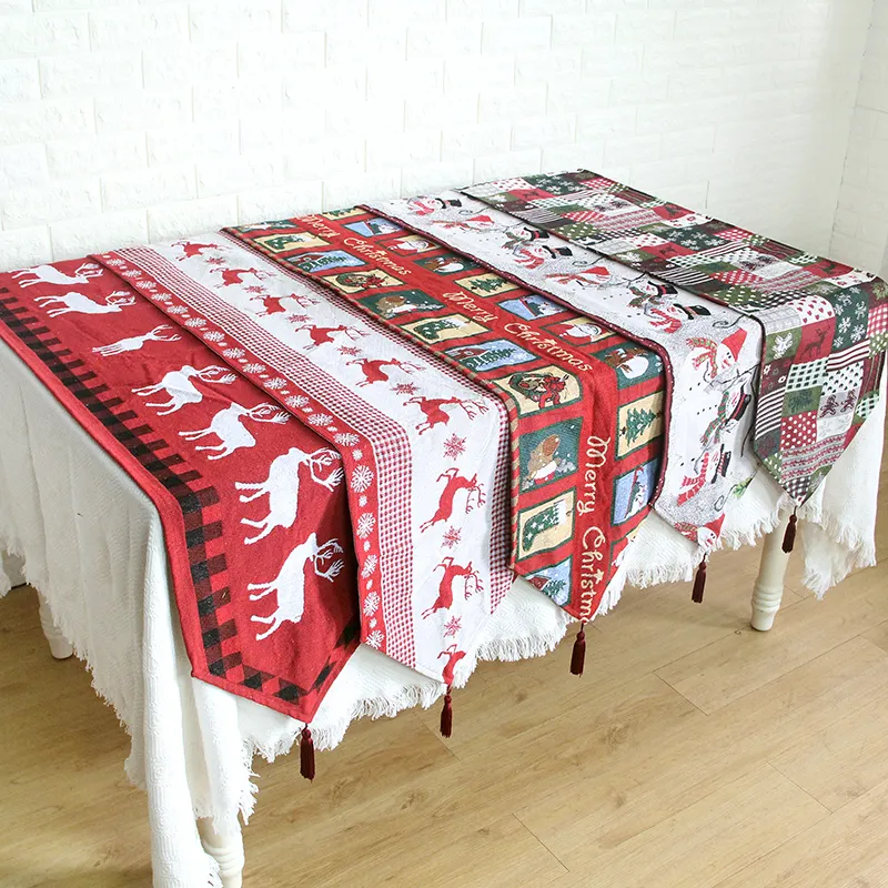 Weihnachten Home Textil dekoration liefert Weihnachten Table Runner (13''x 70'')