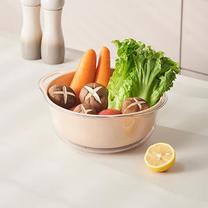 Panier égouttoir double couche en plastique pour cuisine domestique, pour laver les légumes et les fruits, à utiliser sous l'évier - Product Image 2