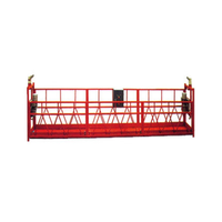Plate-forme suspendue légère à cadre en aluminium ZLP630 avec dispositif de levage en douceur, adaptée aux travaux de construction rigoureux