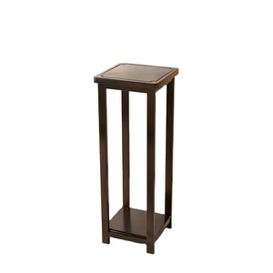 Support à plantes en <span class=keywords><strong>bois</strong></span> massif avec étagère, support moderne pour pots de fleurs pour salon, balcon, étagère de présentation de plantes robuste - Product Image 1