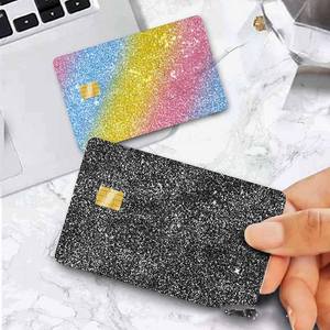 カスタム両面デザイン防水カードステッカー取り外し可能ビニールデビットクレジットカードステッカースキン - Product Image 1