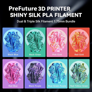 Lot de filaments pour imprimante 3D PreFuture, filament de soie double et triple couleur, bobine de 250 g, 8 rouleaux, 2 kg au total - Product Image 3